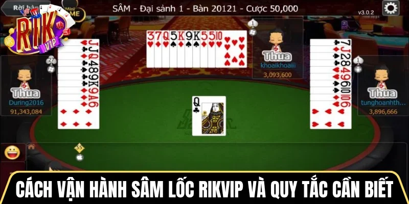 Cách vận hành Sâm Lốc RIKVIP và quy tắc cần biết